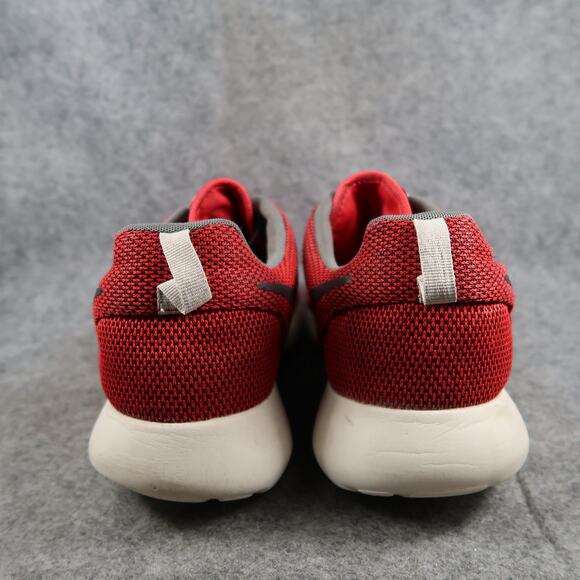 Nike Shoes Mens 13 Roshe One Casual Sneakers Athletic Trainer Red Black Running - Picture 6 of 13